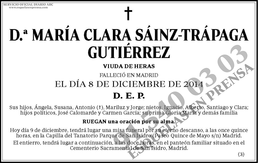 María Clara Sáinz-Trápaga Gutiérrez